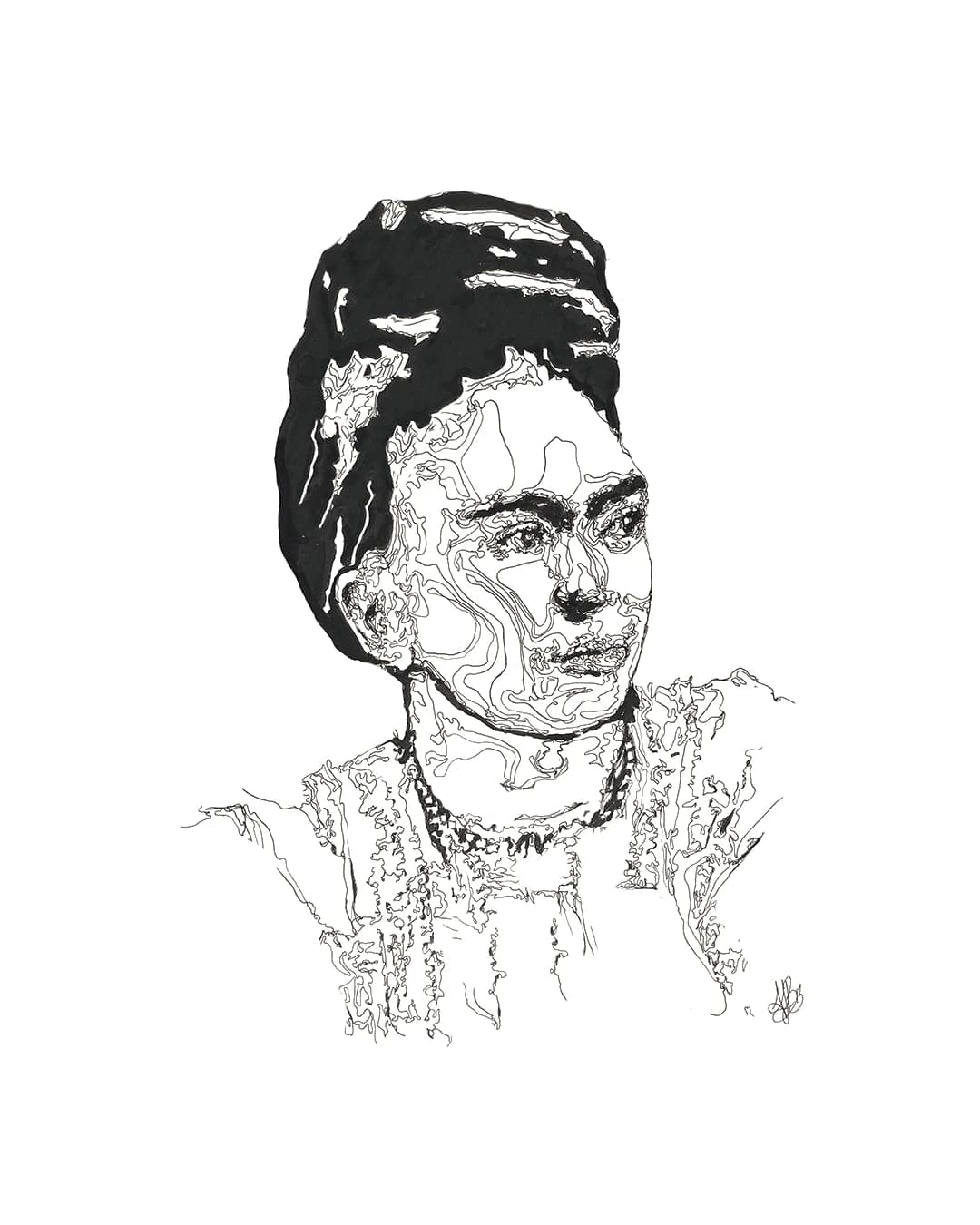 Facial Topography No. 4